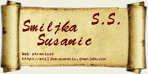 Smiljka Susanić vizit kartica